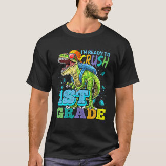 T-shirt Je suis prêt à écraser la DINOSAURE DU GARÇON DE 1