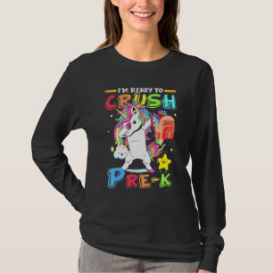 T-shirt Je Suis Prêt À Écraser La Licorne Pré-K Dabbing Ve