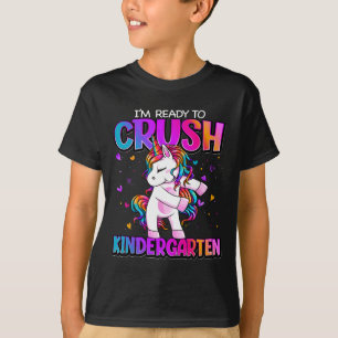 T-shirt Je suis prêt à écraser la maternelle Byck To Schoo