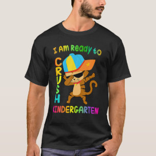 T-shirt Je suis prêt à écraser la maternelle Dabbing Cat B