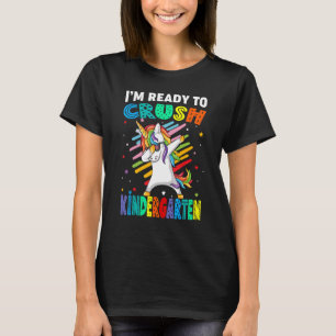 T-shirt Je suis prêt à écraser la maternelle Dabbing Unico