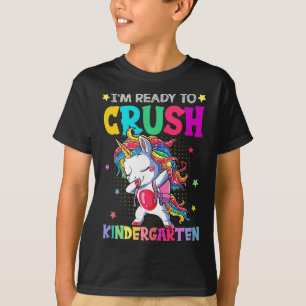 T-shirt Je suis prêt à écraser la maternelle, joyeux premi
