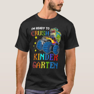 T-shirt Je suis prêt à écraser la maternelle Monster Truck