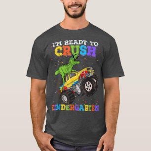 T-shirt Je suis prêt à écraser la maternelle Monster Truck