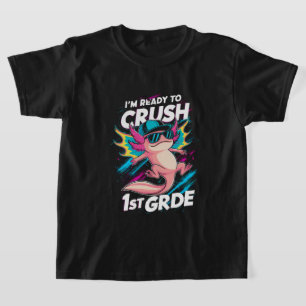 T-shirt Je suis prêt à écraser la rentrée des axolotls de 