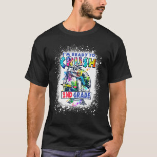 T-shirt Je suis prêt à écraser la teinture de dinosaure Re