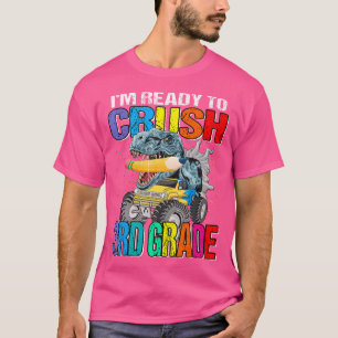 T-shirt Je Suis Prêt À Écraser Le Camion Monster De 3E Cla