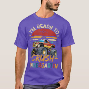 T-shirt Je suis prêt à écraser le camion Monster de jardin