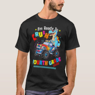 T-shirt Je suis prêt à écraser le camion monstre de quatri