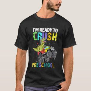 T-shirt Je Suis Prêt À Écraser Le Dinosaure Du Camion Mons