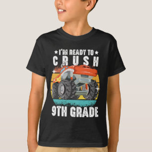 T-shirt Je suis prêt à écraser le niveau 9 drôle de Monste