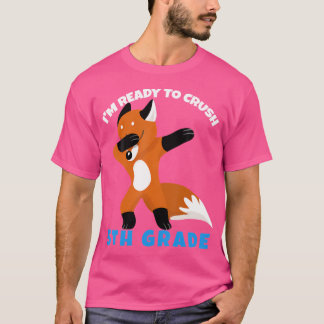 T-shirt Je Suis Prêt À Écraser Le Renard De 5E Année Dabbi