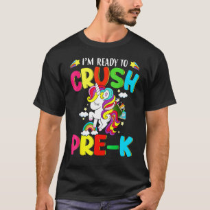 T-shirt Je suis prêt à écraser les enfants de licorne pré-