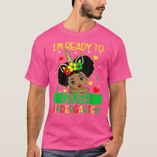 T-shirt Je Suis Prêt À Écraser Les Filles Noires De La Mat