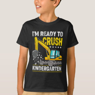 T-shirt Je suis prêt à écraser les véhicules de constructi