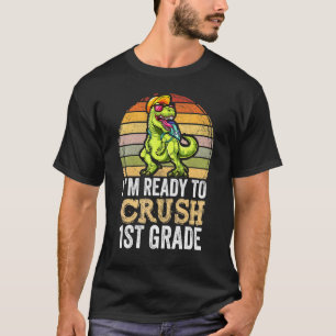 T-shirt Je suis prêt à écraser les vêtements de dinosaure