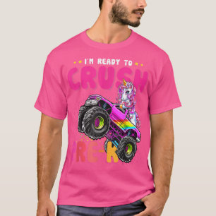T-shirt Je suis prêt à écraser Pré K Monster Camion Unicor