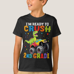 T-shirt Je suis prêt à écraser un camion monstre de 2e ann