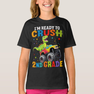 T-shirt Je suis prêt à écraser un camion monstre de 2e ann
