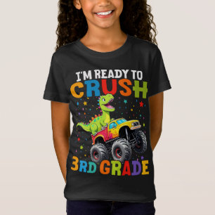 T-Shirt Je suis prêt à écraser un camion monstre de 3e ann