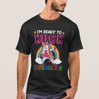 T-shirt Je suis prêt à mettre la licorne de jardin d'enfan