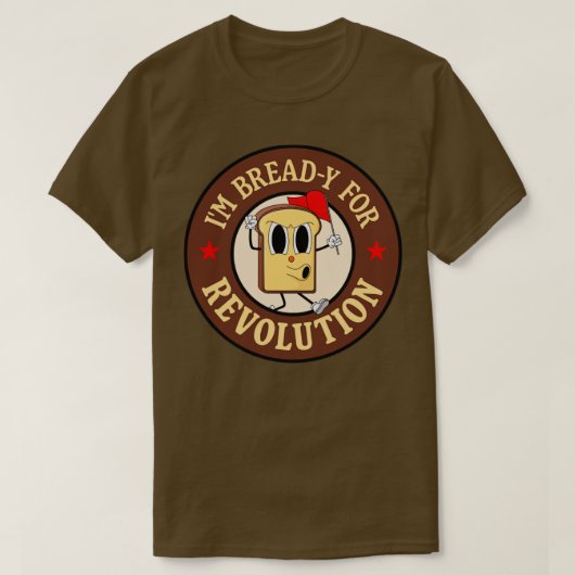 T-shirt Je Suis Prêt Pour La Révolution Drôle Jeu D'Aile G (Design devant)