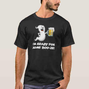 T-shirt Je suis prêt pour un fainéant fantôme d'Halloween
