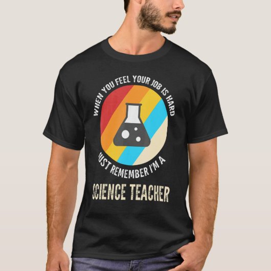 T-shirt Je suis professeur de sciences (Devant)