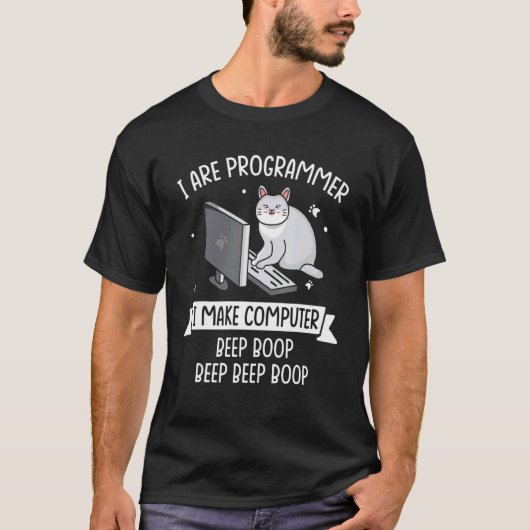 T-shirt Je Suis Programmetechnologie Logiciel Script Html (Devant)