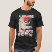 T-shirt Je Suis Programmeur Informatique Cat Software Deve (Devant)