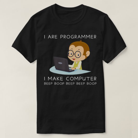 T-shirt Je Suis Programmeur Je Fabrique Informatique (Design devant)