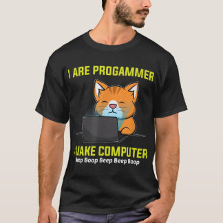 T-shirt Je Suis Programmeur Je Fabrique Ordinateur Beep Bo