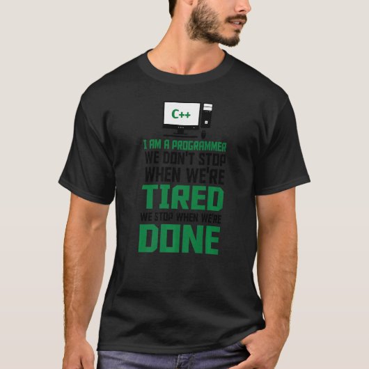 T-shirt Je suis Programmeur J'écris Code Informaticien A (Devant)
