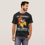 T-shirt Je suis programmeur Programmer Codage Nerd Penguin (Devant entier)
