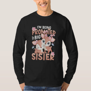 T-shirt Je suis promu à la grande soeur 2023 Grossesse An