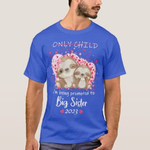 T-shirt Je suis promu à la grande soeur 2023 Grossesse An