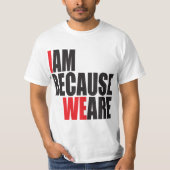 T-shirt Je suis puisque nous sommes (Devant)