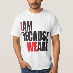 T-shirt Je suis puisque nous sommes