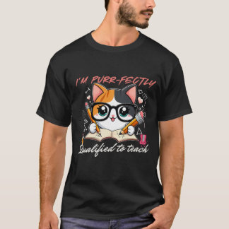 T-shirt Je suis qualifié pour enseigner le design de t-shi