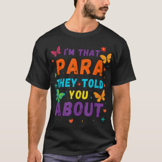 T-shirt Je Suis Que Para On Vous A Averti De Disgne