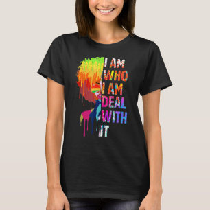 T-shirt Je Suis Qui Je M'Occupe De Ça Reine Noire Lady Nat