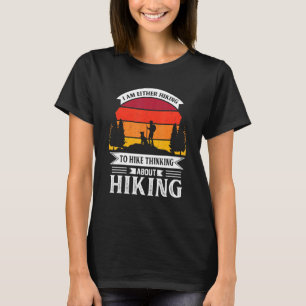T-shirt Je suis Randonnée de faire de la randonnée en pens