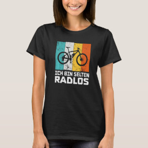 T-shirt Je suis rarement moto sans vélo drôle roue moto Pr