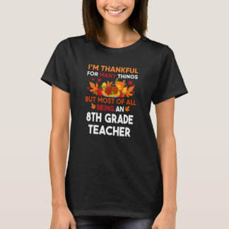T-shirt Je suis reconnaissante de beaucoup de choses, la p