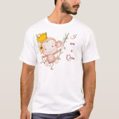 T-shirt Je Suis Reine – Élégant (Devant)