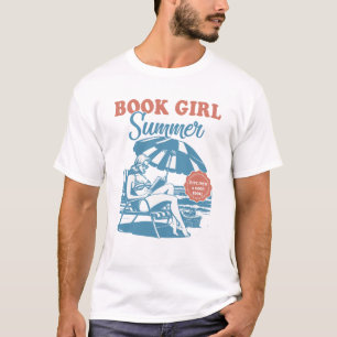 T-shirt Je suis réservé pour le livre d'été Girl Summer Re