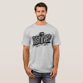 T-SHIRT JE SUIS RETIRÉE (Devant entier)