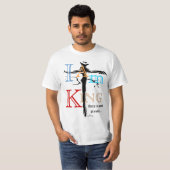 T-shirt "Je suis roi" par Michael Crozz (Devant entier)