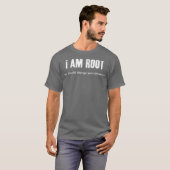 T-shirt Je suis root drôle administrateur système Linu gee (Devant entier)
