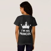 T-Shirt Je suis sa princesse (Dos entier)